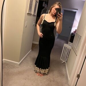 Elegant Black mermaid Dress